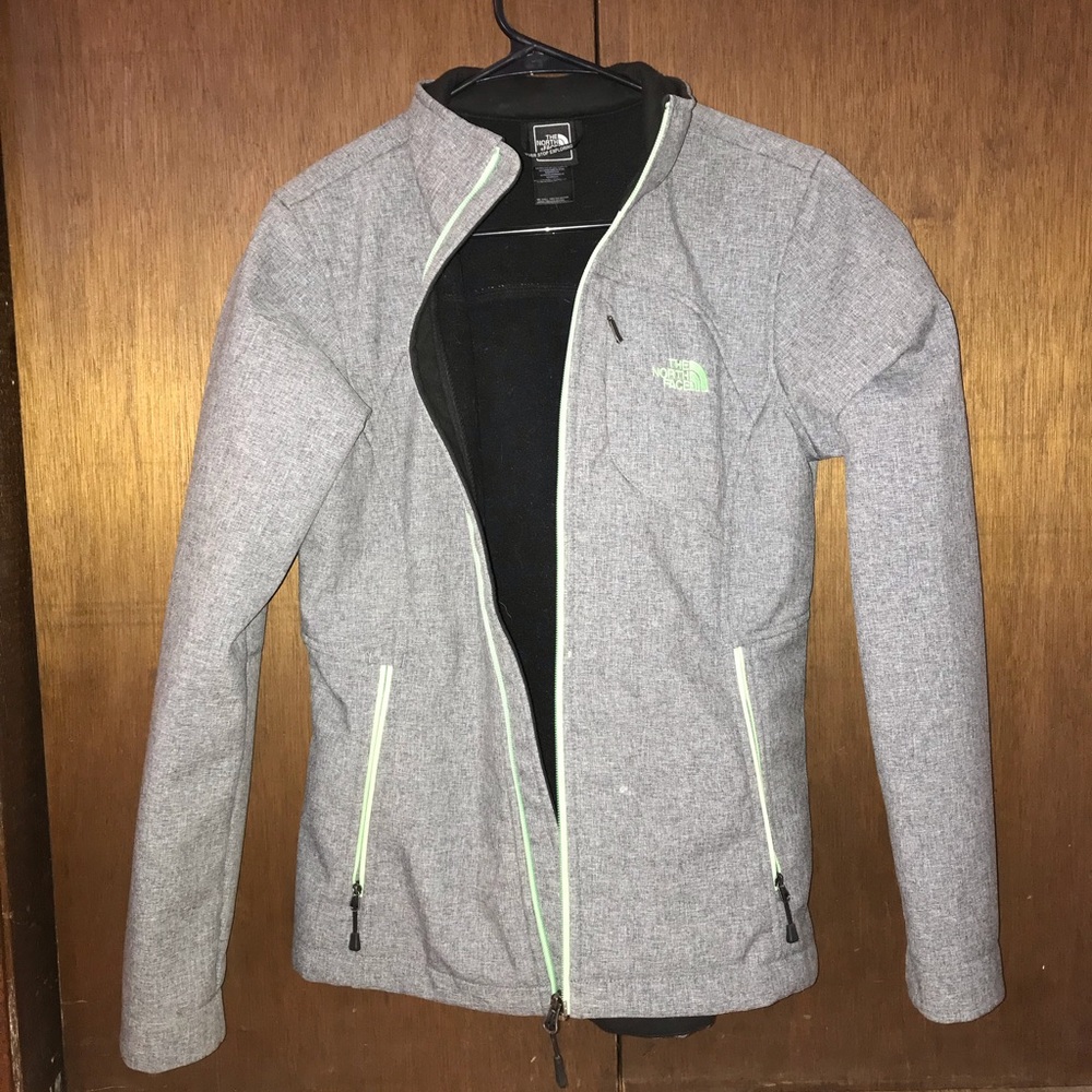 Grey North Face jacket